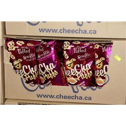 CASE OF 12 CHEE CHA PUFFS SWEET CINNAMON