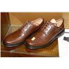 Image 1 : PAIR OF CLARKS UNKENNETH BROWN LEATHER DRESS SHOES