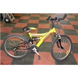 GLACIER 21 SPEED FULL SUSPENSION MOUNTAIN BIKE