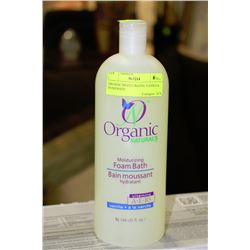 ORGANIC MOISTURIZING VANILLA FOAM BATH