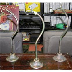 METAL 3 PC ORNAMENT SET