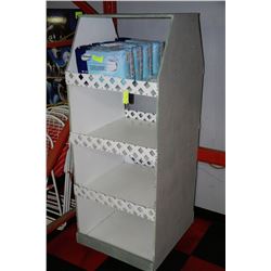 LARGE WOOD SHELF UNIT