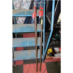 PAIR OF CARPENTERS PIPE CLAMPS