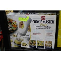 COOKIE MASTER PLUS CORDLESS COOKIE PRESS