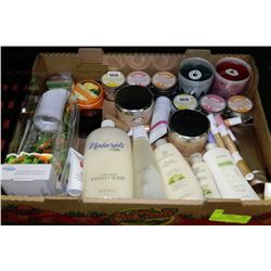 LARGE TRAY OF COSMETICS & NEW PRODUCT
