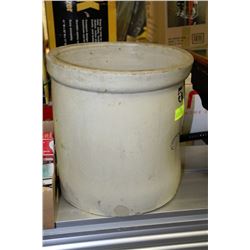 VERY UNIQUE ABNORMAL MEDALTA 5 GALLON CROCK
