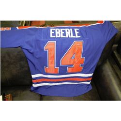 JORDAN EBERLE REEBOK SIZE 52 BLUE JERSEY
