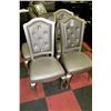 Image 1 : SET OF 4 SILVERTONE SIDECHAIRS