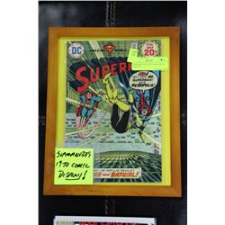 SUPERMAN #279 1970 COMIC BOOK DISPLAY