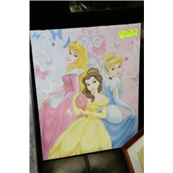 THE PRINCESS COLLECTION CANVAS STYLE PRINT