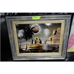 WOOD FRAMED ORIGINAL HAND-MADE SCI-FI