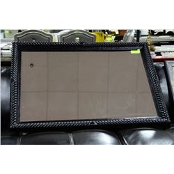 BLACK DECORATIVE 28"X40" MIRROR