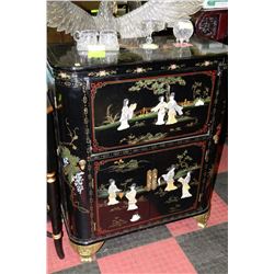 HANDPAINTED STYLE FOLD DOWN BAR-NEEDS WORK