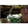 Image 1 : UNIQUE GREEN SWIRLING LEAF BOWL