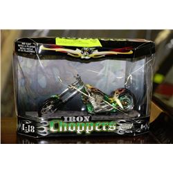 1:18 SCALE IRON CHOPPERS MOTORCYCLE