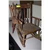 Image 1 : PAIR OF CHILDRENS ANTIQUE CHAIRS, WITH ROCKING