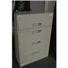 Image 1 : 4 DRAWER LATERAL FILE CABINET - BEIGE