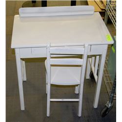 VINTAGE CHILDRENS DESK & CHAIR