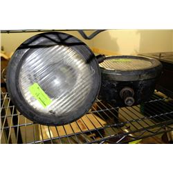 PAIR OF VINTAGE AUTOMOTIVE LIGHTS