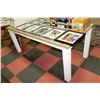 Image 1 : NEW 2 TONE RUSTIC STYLE KITCHEN TABLE