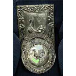 3-VINTAGE JOHN COURAGE BREWERY "TAKE COURAGE"