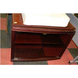 WOOD SWIVEL TOP TV STAND