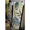 Image 1 : PAIR OF FLORAL PICS 12"X36" EACH