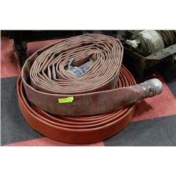 TWO 3" COMMERCIAL DISCHARGE HOSES