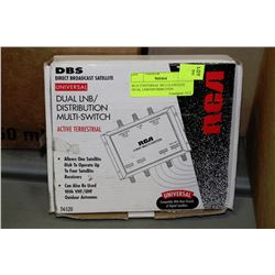 RCA UNIVERSAL MULTI-SWITCH DUAL LNB/DISTRIBUTION