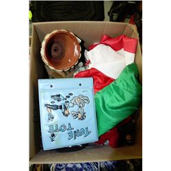 BOX OF MISC. ORNAMENTS