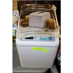 BLACK AND DECKER BREAD MACHINE WITH INSTRUCTIONS