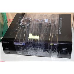 KENWOOD AUDIO-VIDEO SURROUND RECEIVER,
