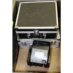 BOX OF TATTOO EQUIPMENT