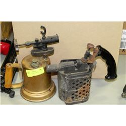 PAIR OF ANTIQUE TORCH