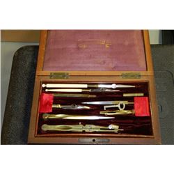 ANTIQUE COMPASS SET WITH KEY