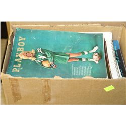 ESTATE BOX OF VINTAGE PLAYBOYS