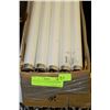 Image 1 : BOX OF 20-T8 FLUORESCENT BULBS
