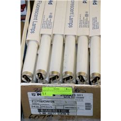 BOX OF 30-T8 FLUORESCENT BULBS
