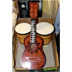 FLAT WITH MEXICAN BONGOS AND UKELELE