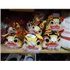 Image 1 : NEW STUFFED FOO DOG TOYS - ASSORTED SIZES. - 6 PER LOT - YELLOW