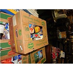 BANANNA BOX OF ASSORTED FOOD ITEMS
