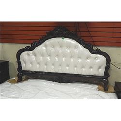 QUEEN HEADBOARD - ORNATE DESIGN AND PADDED