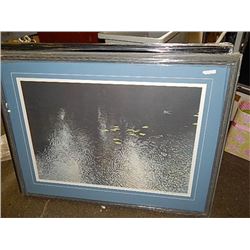 FRAMED LIMITED EDITION PRINT - FREE SWALLOW OVER POND  - GALLERY ESTIMATE ~$775