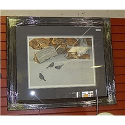 FRAMED LIMITED EDITION PRINT - CHERRYWOOD AND JUNCOS - ROBERT BATEMAN - GALLERY ESTIMATE ~$1125