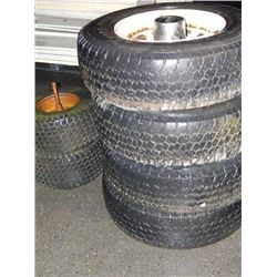 TIRES - COOPER 950R/16.5LT TIRES & RIMS - 4 X BID