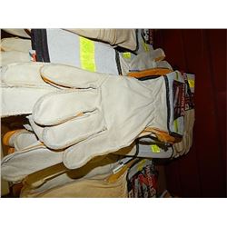 HERCULES LEATHER WORK GLOVES - NEW - XL