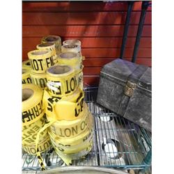 ROLLS OF SAFETY TAPE - ASSORTED - 19PC