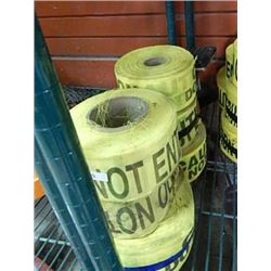 ROLLS OF SAFETY TAPE - ASSORTED - 6 - CLOTH