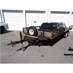 T/A 8' x 20' Utility Trlr. w/Brakes, Tie Down Turns & Side Rails