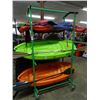 Image 1 : Green 3 Shelf Cart